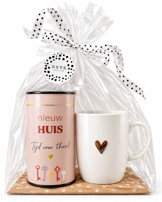 Cadeaupakket Nieuw Huis – Verhuisthee & Zusss mok