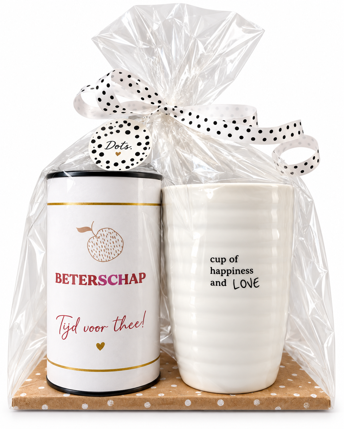 Beterschap cadeaupakket met thee en Zusss mok
