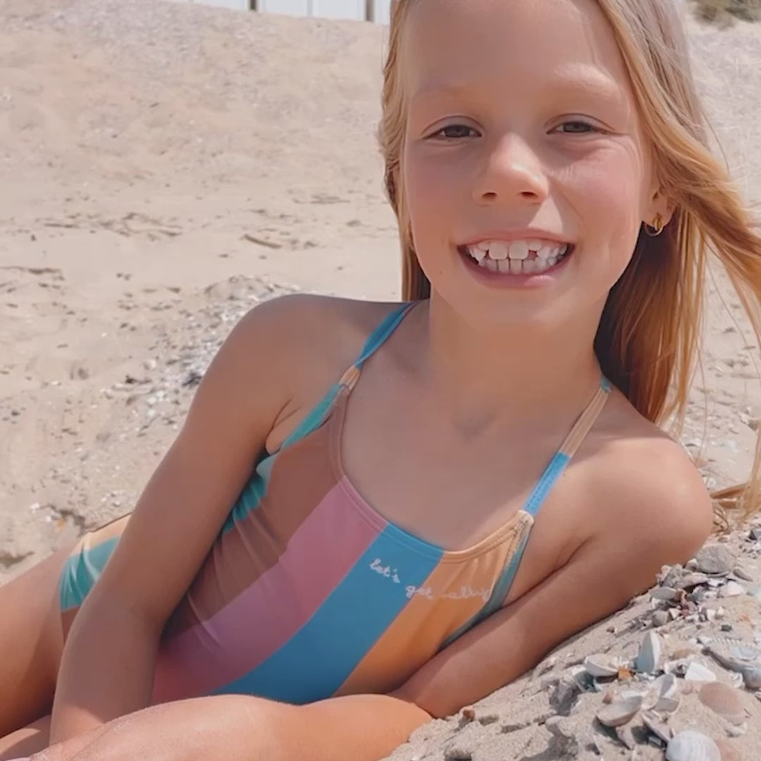 Salted Stories Multi Stripe | Swimsuit | Multicolor