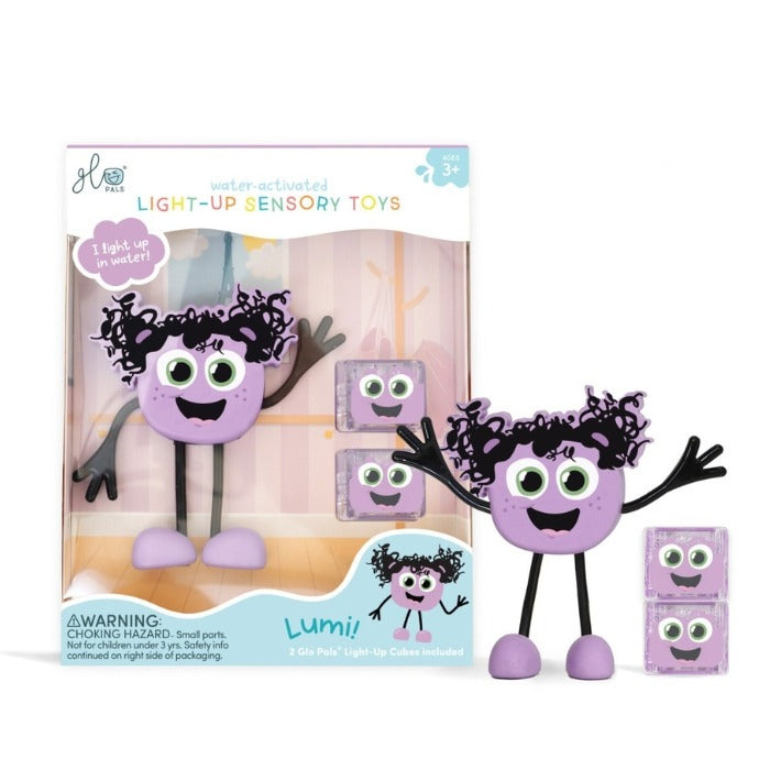 Glo Pals poppetje Lumi paars
