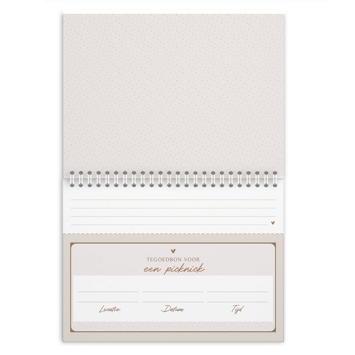 Tegoedbonnen boekje voor partner