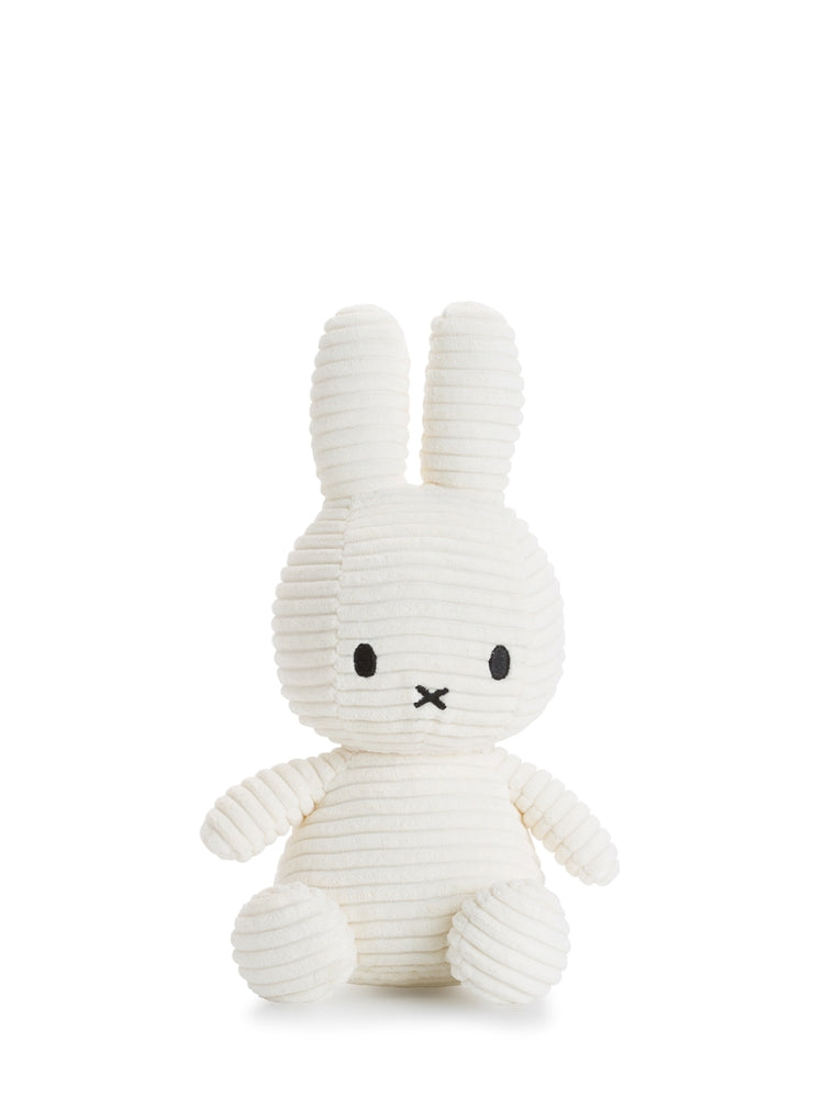 Nijntje Miffy ECO Corduroy - 23 cm Off White