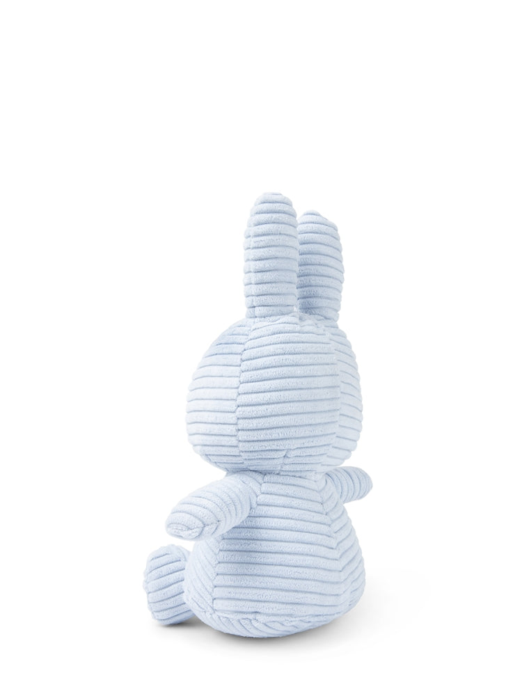 Nijntje Miffy ECO Corduroy – 23 cm Ice blue
