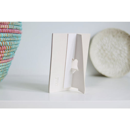 Keramiek kaartje “Be happy”