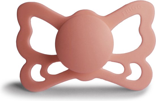 Frigg Butterfly Fopspeen - Siliconen - Maat 2 - vanaf 6 maanden - Pretty in Peach