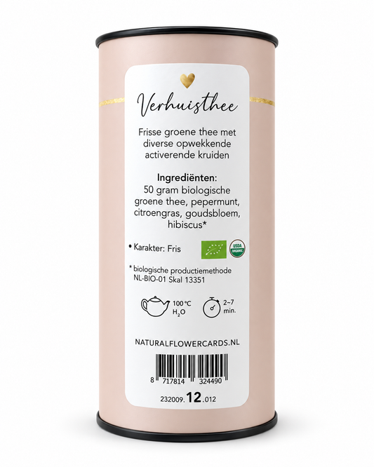 Cadeaupakket Nieuw Huis – Verhuisthee & Zusss mok