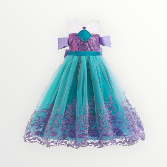 Zeemeermin Prinsessenjurk - Luxe verkleedjurk