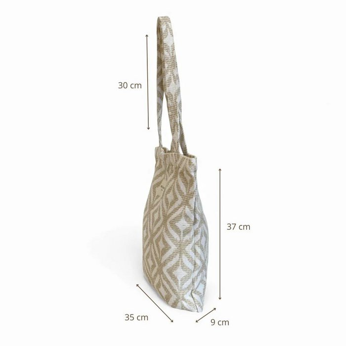 De la mur - Tote Bag met rits CAMPO