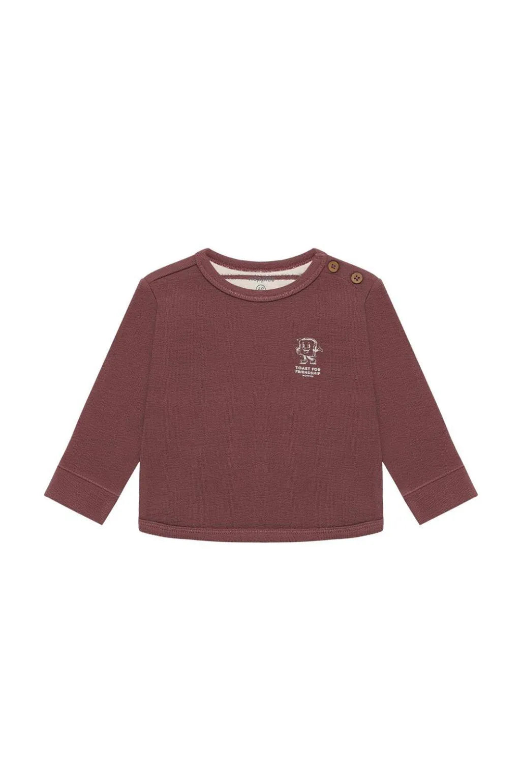 Noppies Baby Longsleeve - Baked Cherry