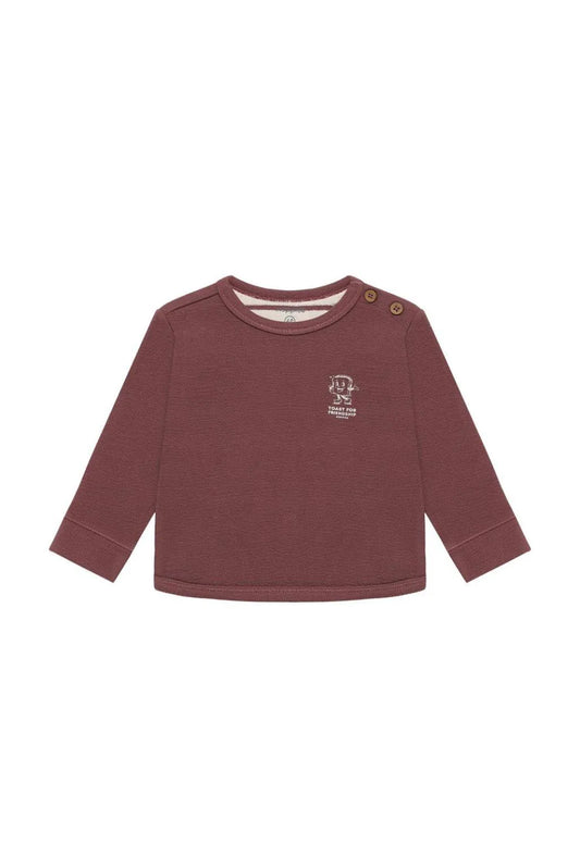 Noppies Baby Longsleeve - Baked Cherry