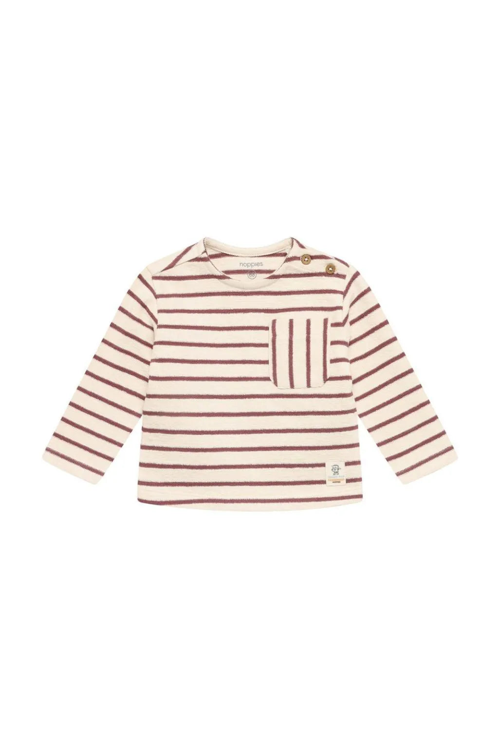 Noppies Baby Longsleeve - Baked Cherry