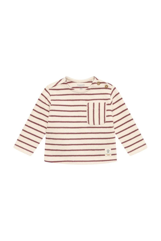 Noppies Baby Longsleeve - Baked Cherry