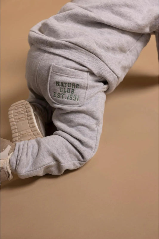 Noppies Baby Broek - Backprint - Grey Melange