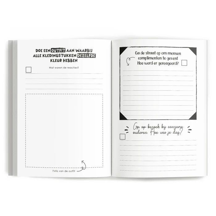 Bucketlist boek - Mijn bucketlist uitdagingen