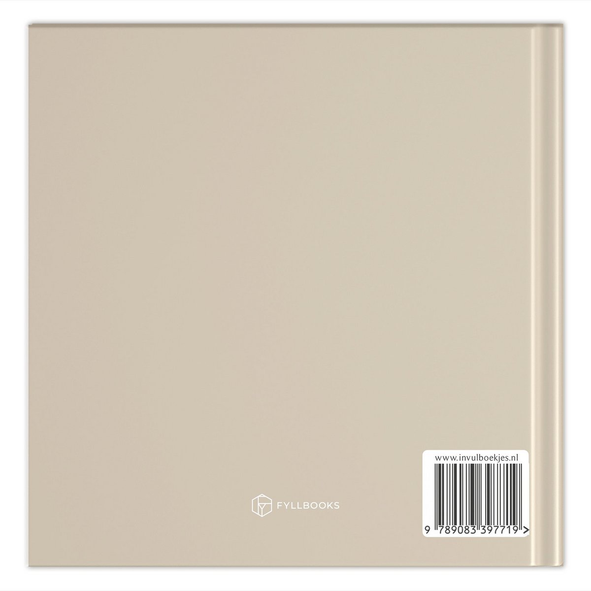 Liefdesboek voor koppels - Beige met Goudfolie