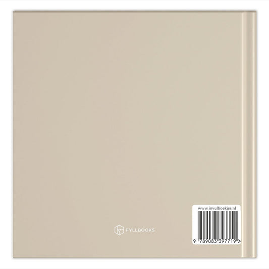 Liefdesboek voor koppels - Beige met Goudfolie
