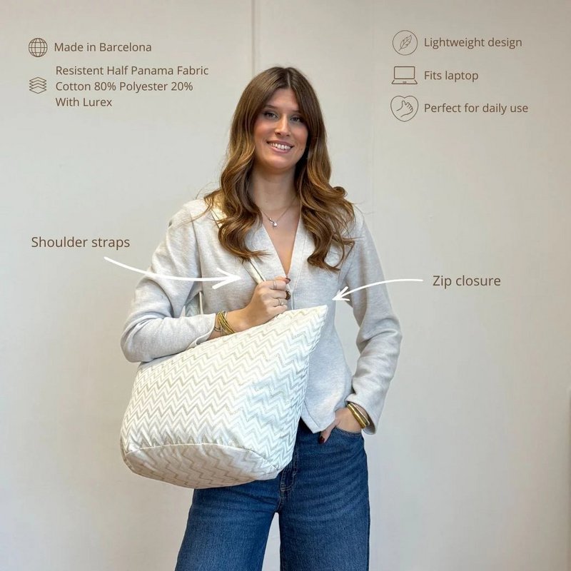 De la Mur Line - Grote Shopper met rits ASTRO