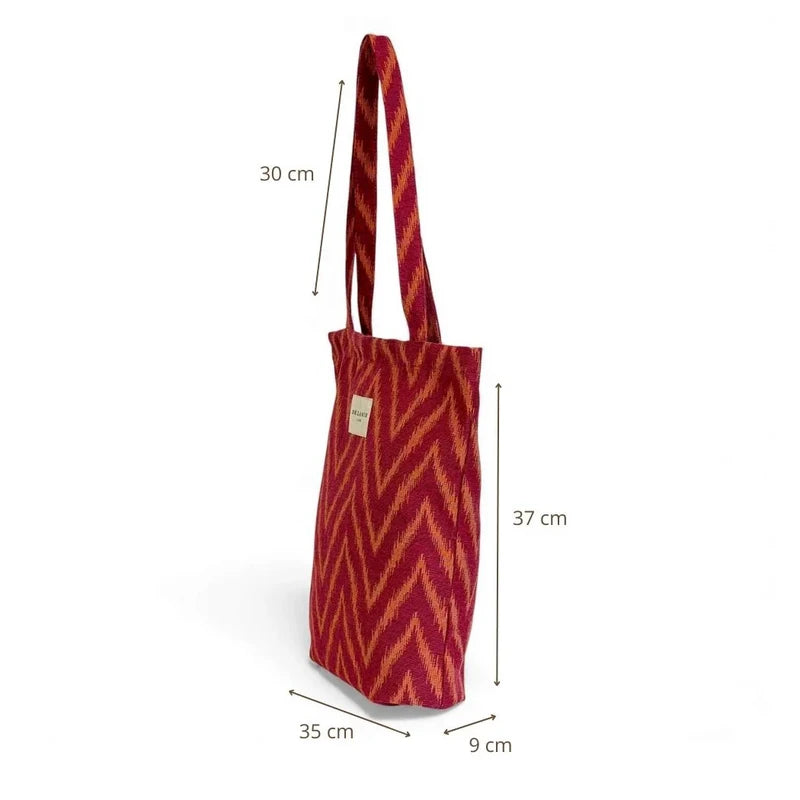 De la Mur Line - Tote Bag met rits FUEGO