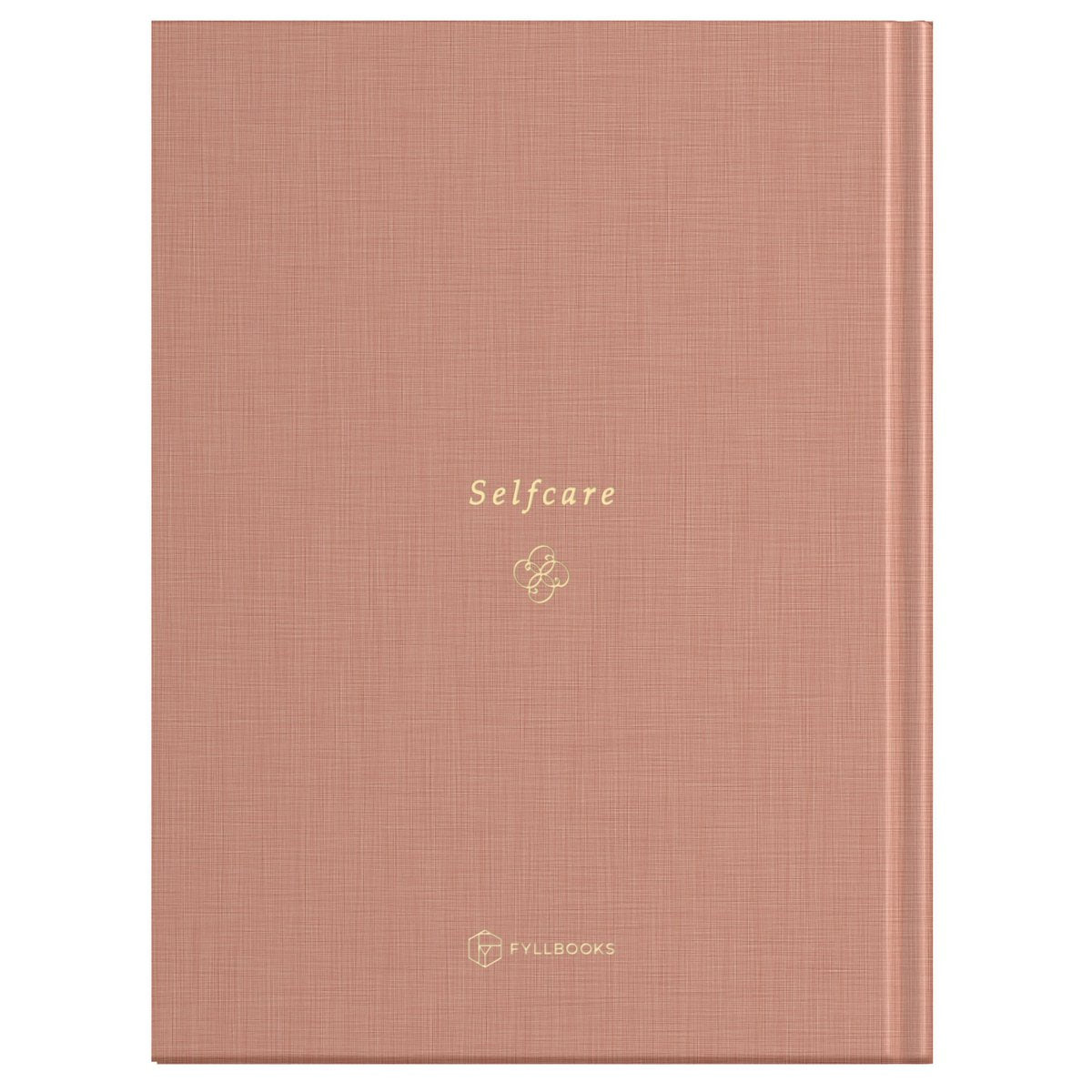 Dagboek voor Selfcare - Linnen roze met goudfolie