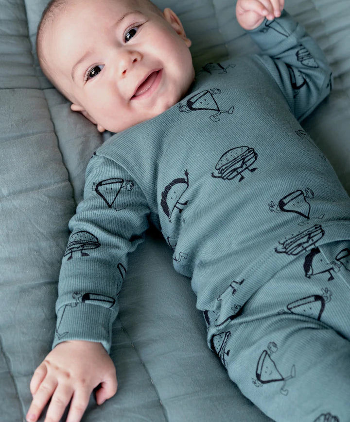 Feetje pyjama Jack Snack Premium Sleepwear – Petrol