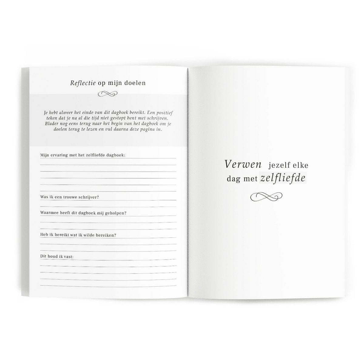 Dagboek voor Zelfliefde - Linnen camel met goudfolie