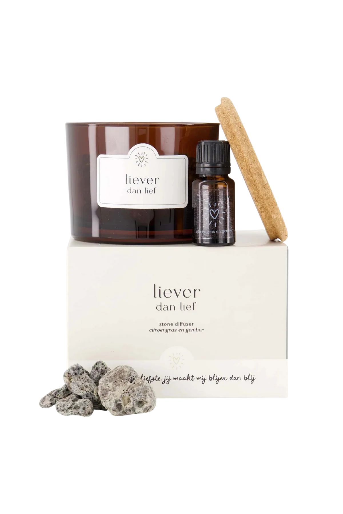 Zusss | Diffuser lava steen liever dan lief