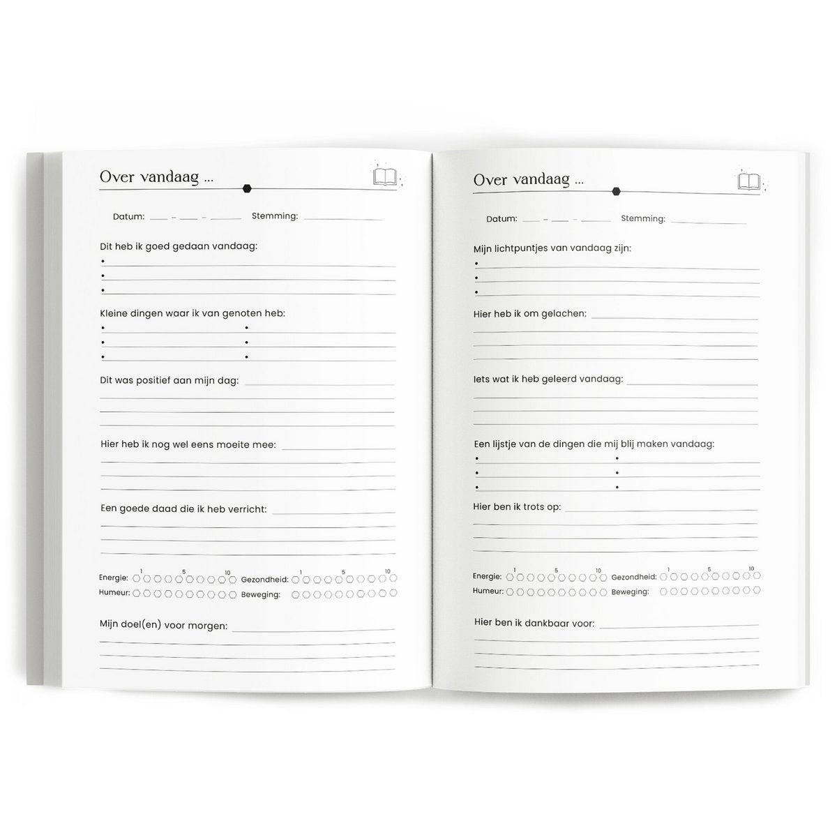 Een moment per dag dagboek - Roestroze