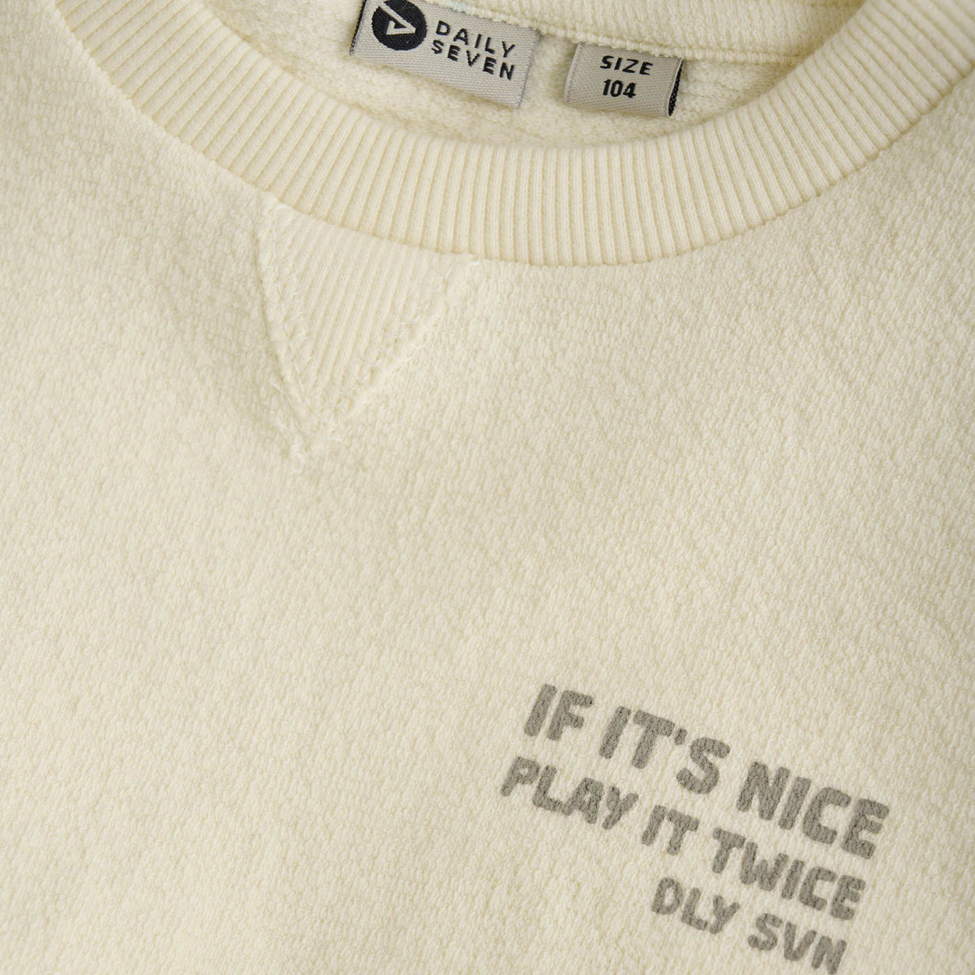 Daily 7 - T-shirt Longsleeve Backprint | Off White