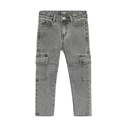Daily 7 - 2600 Straight Cargo Fit | Used Grey Denim