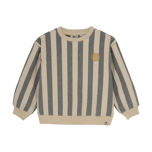 Daily 7 - Oversized Sweater Stripe | Sandshell