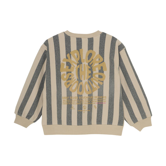 Daily 7 - Oversized Sweater Stripe | Sandshell