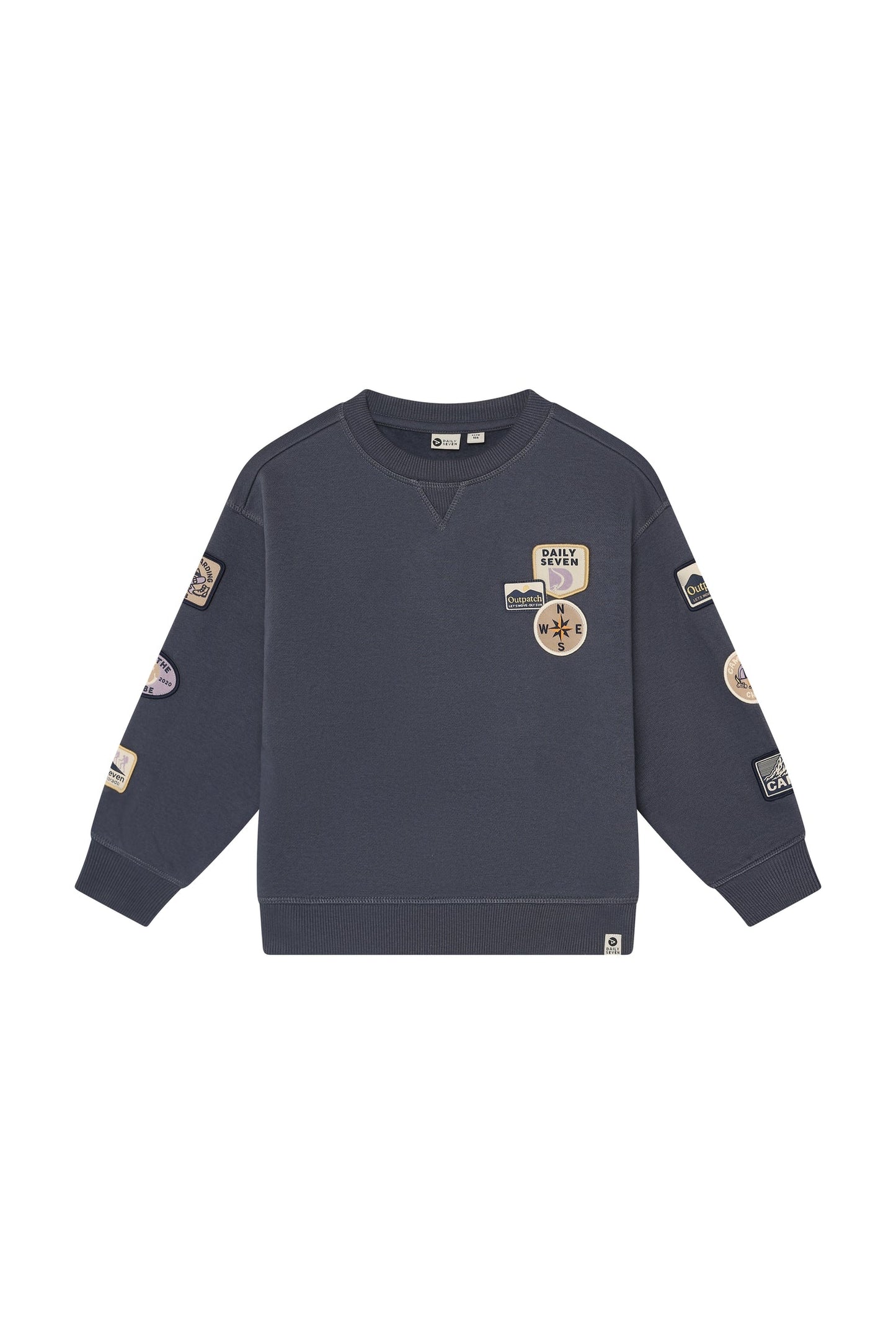 Daily 7 Sweater - Odyssey Gray - Badges
