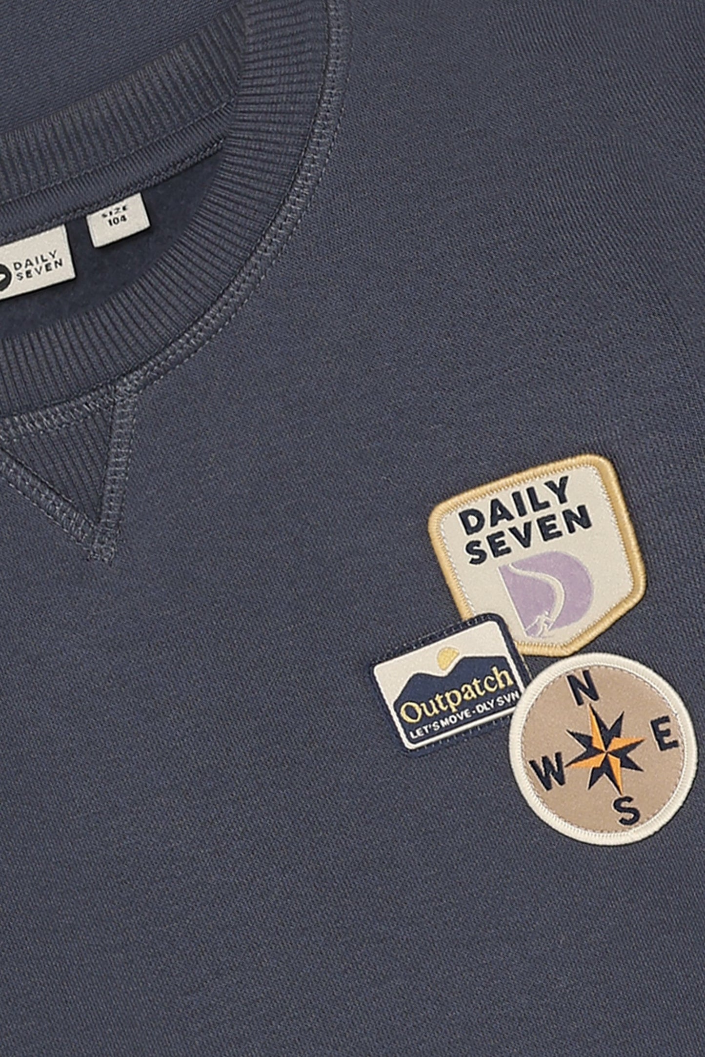 Daily 7 Sweater - Odyssey Gray - Badges