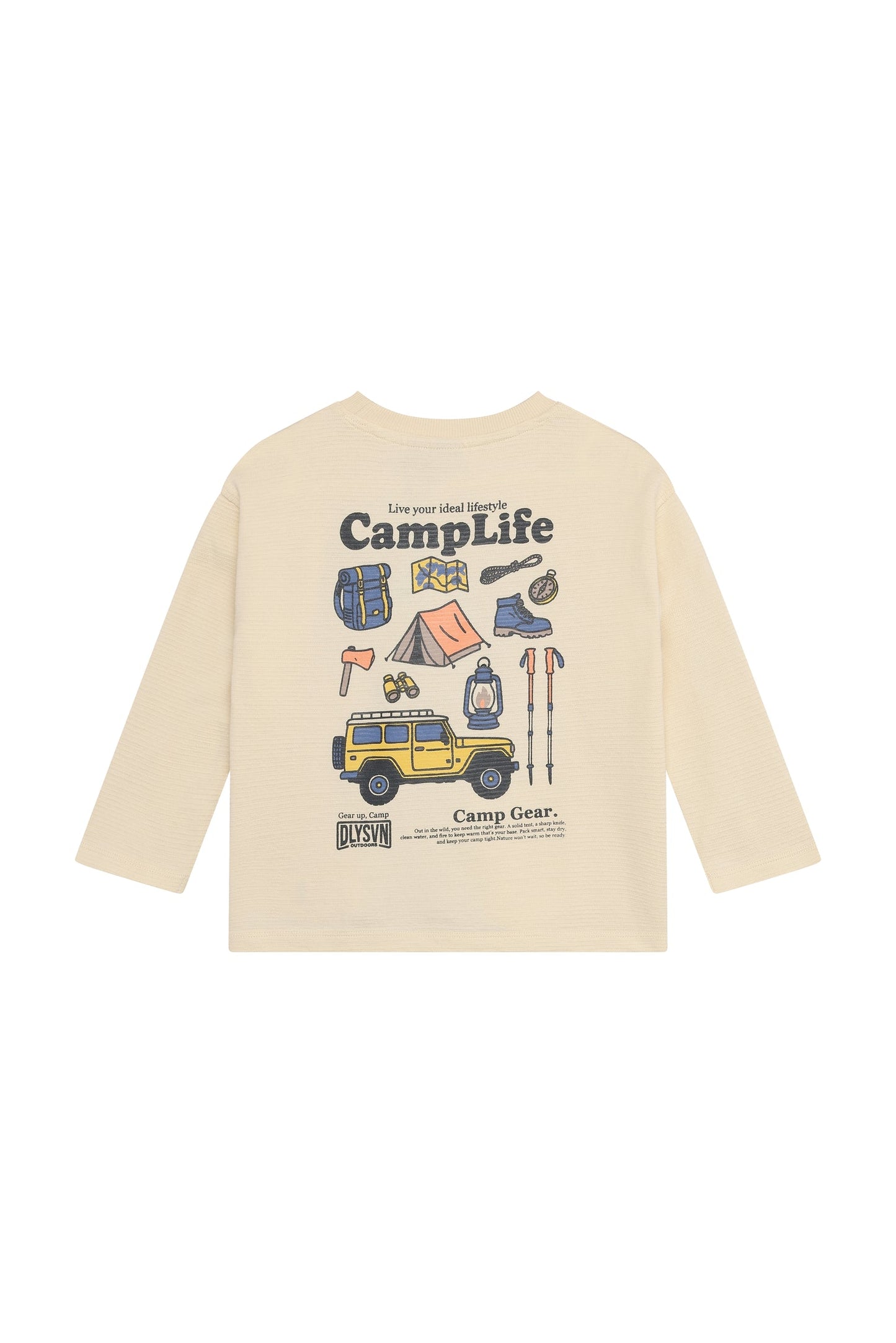 Daily 7 - Longsleeve - Backprint - Sandshell camplife