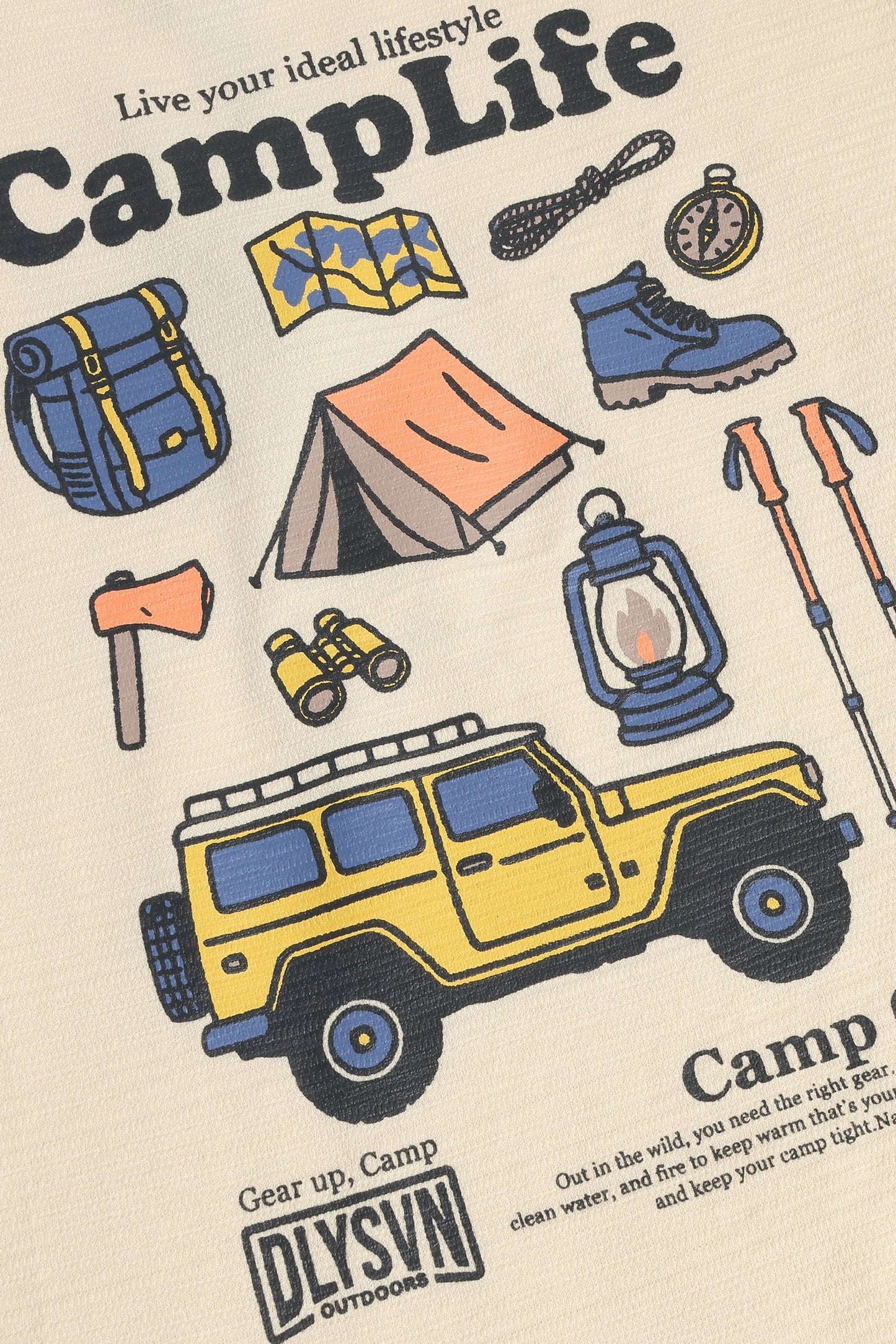 Daily 7 - Longsleeve - Backprint - Sandshell camplife