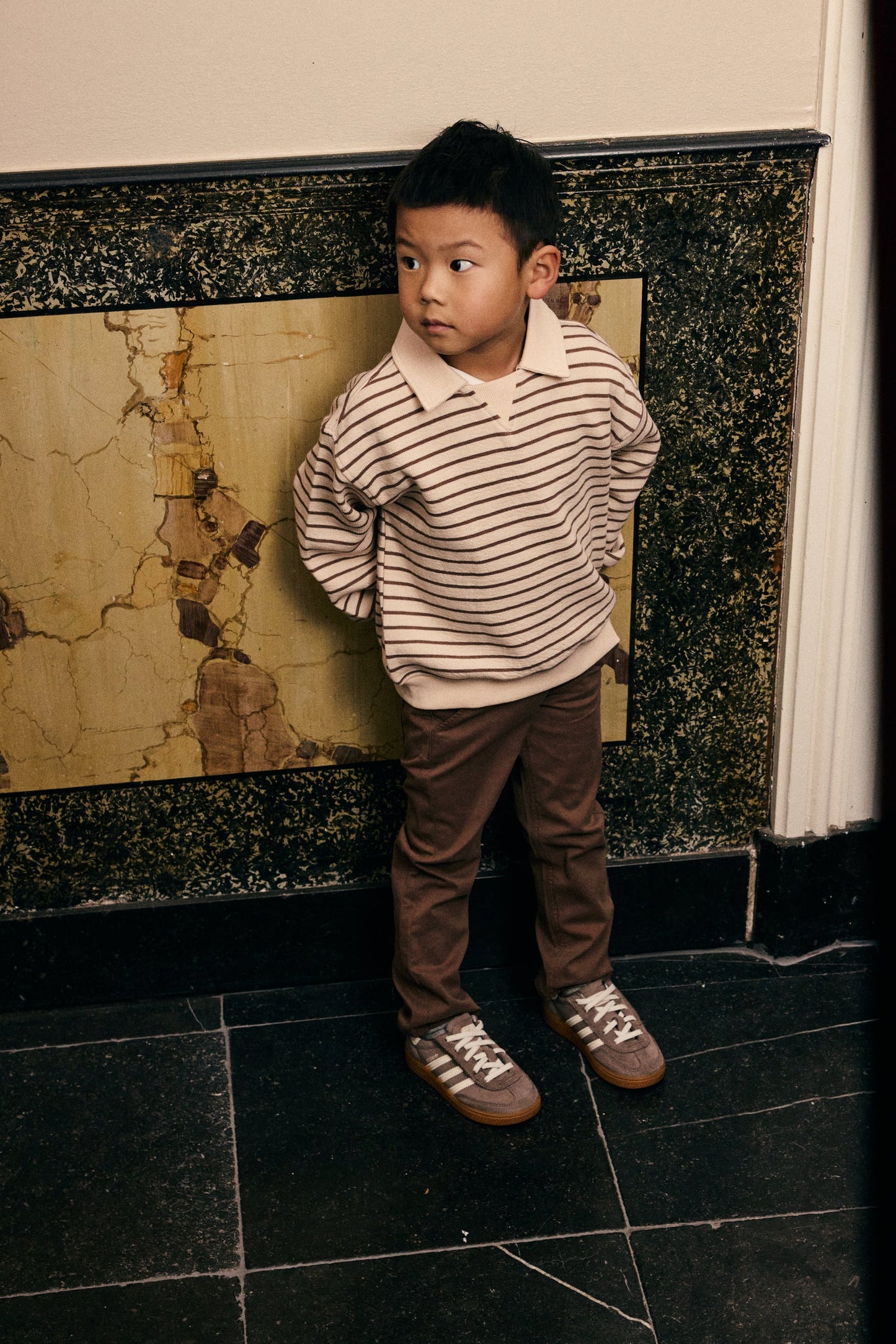 Daily 7 Broek Straight Fit Washed - Almond Brown