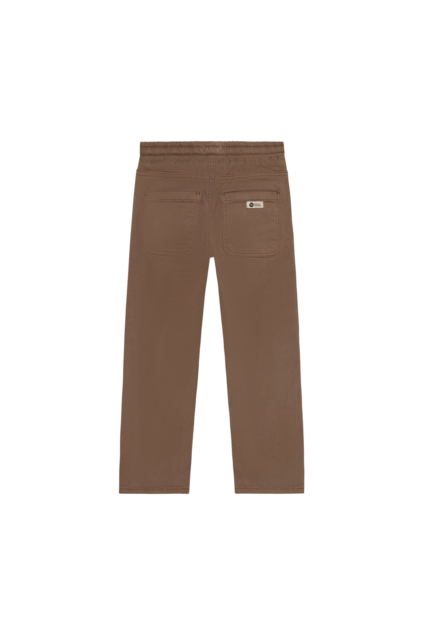 Daily 7 Broek Straight Fit Washed - Almond Brown