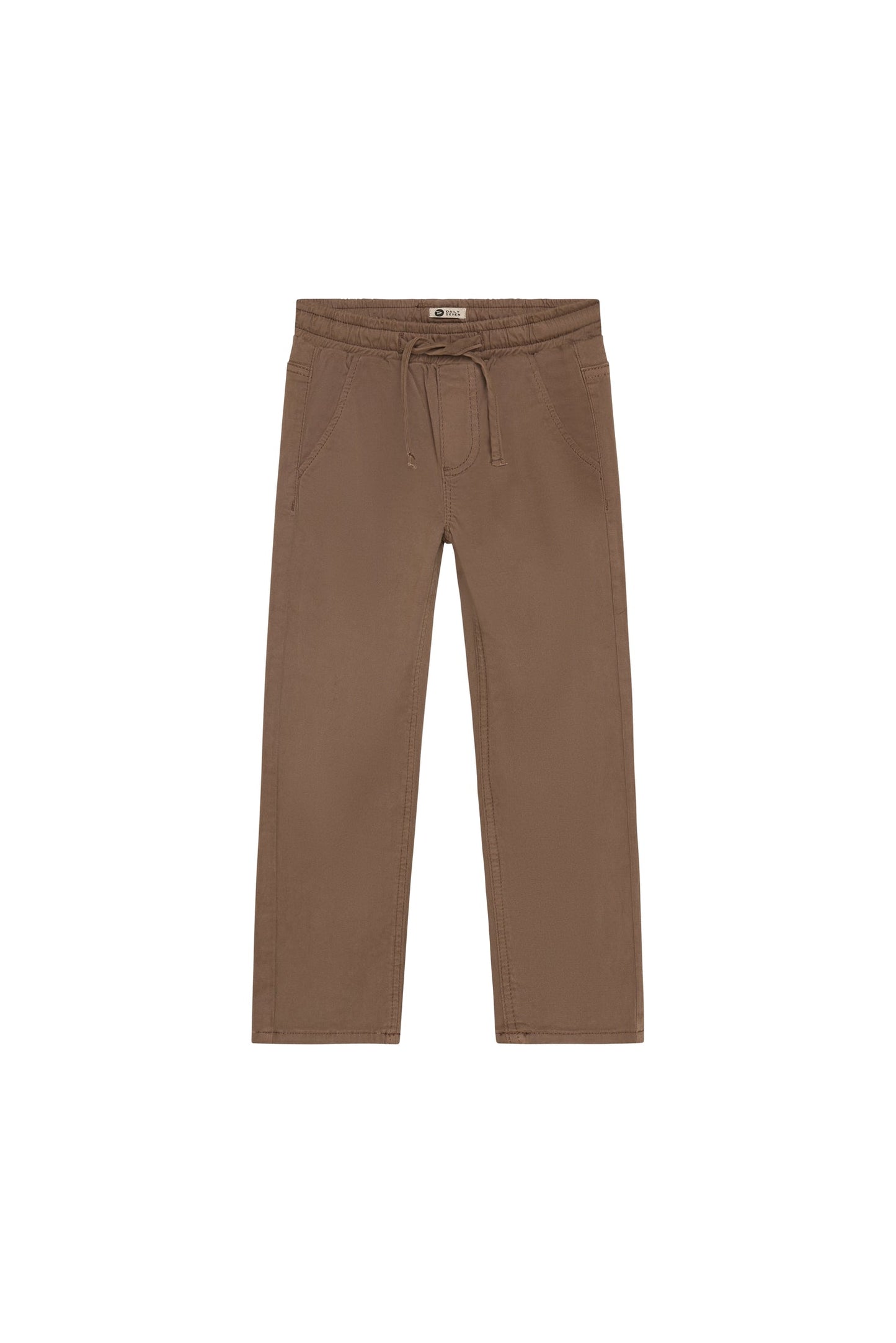 Daily 7 Broek Straight Fit Washed - Almond Brown