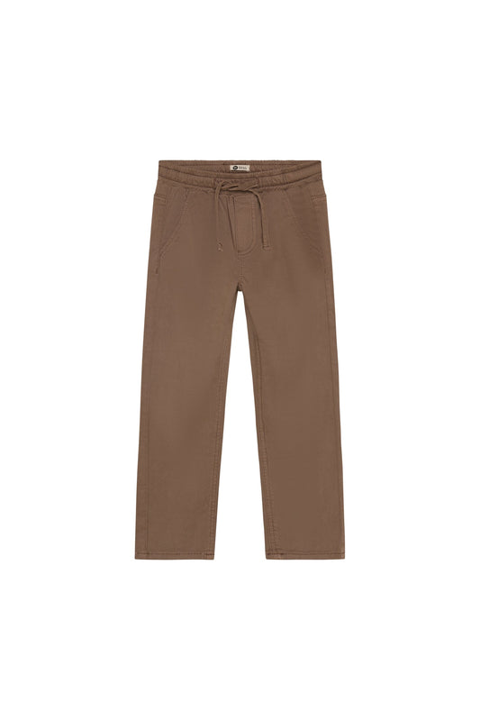 Daily 7 Broek Straight Fit Washed - Almond Brown