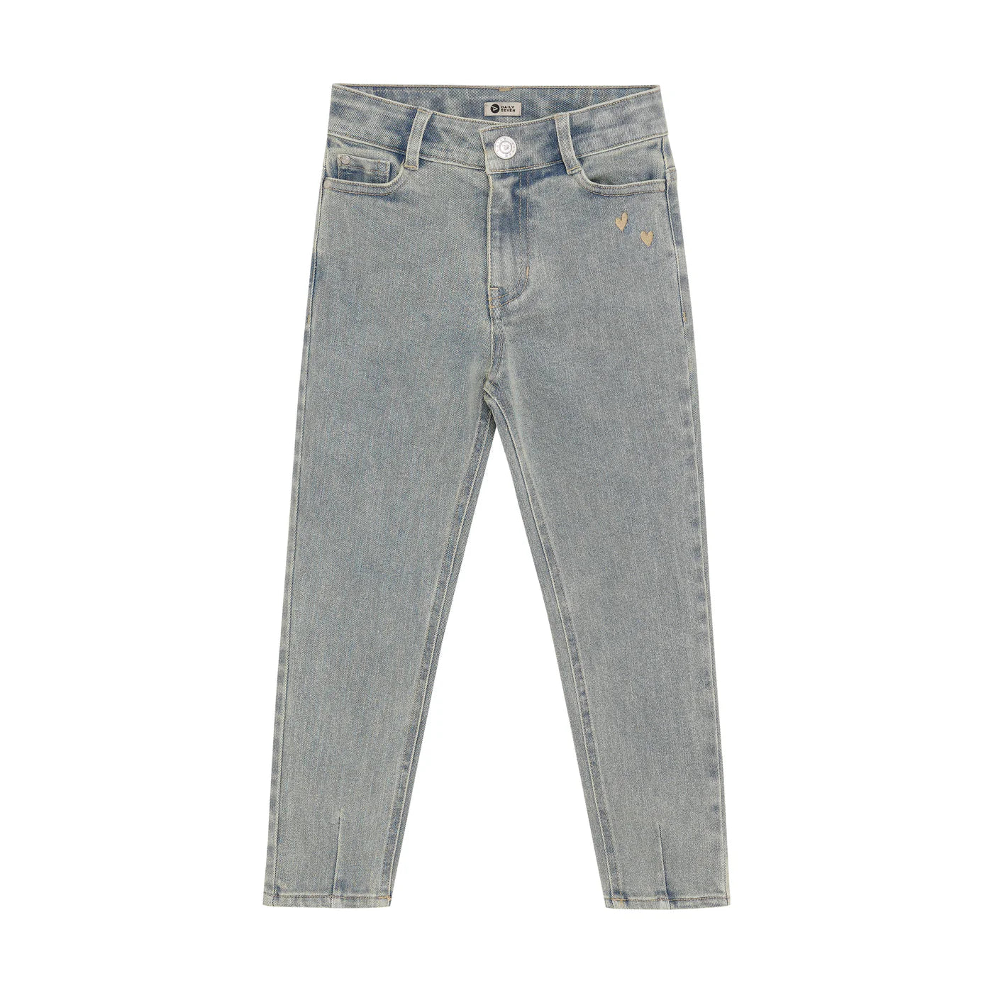 Daily 7 - 2500 Mom Fit Embroidery | Used Medium Denim