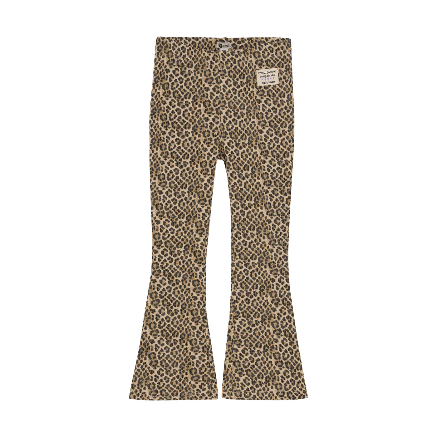 Daily 7 - Animal Flared Pants | Latte Sand