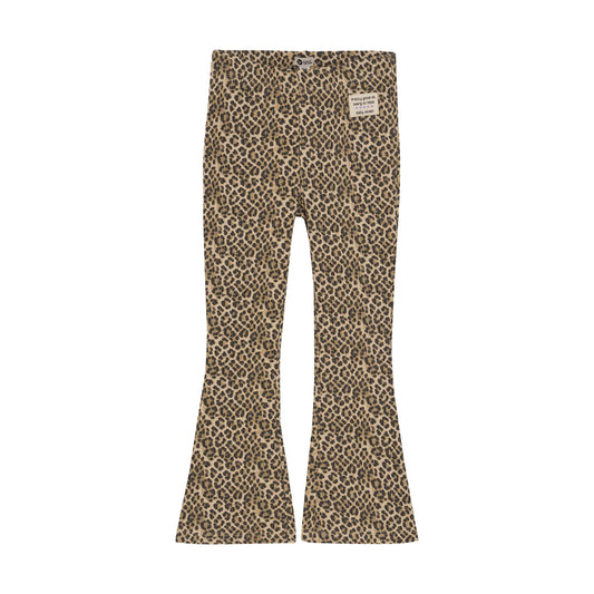 Daily 7 - Animal Flared Pants | Latte Sand