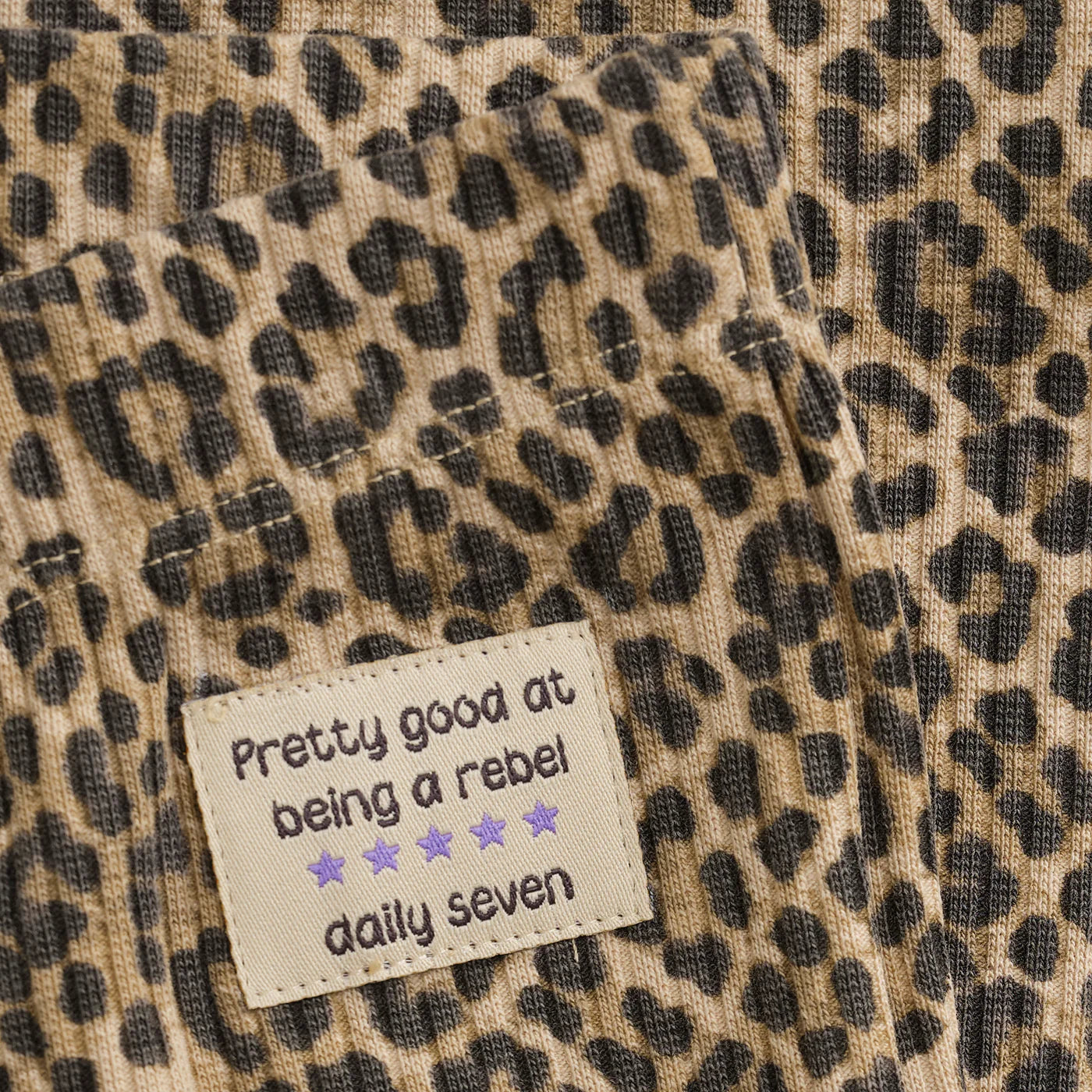 Daily 7 - Animal Flared Pants | Latte Sand