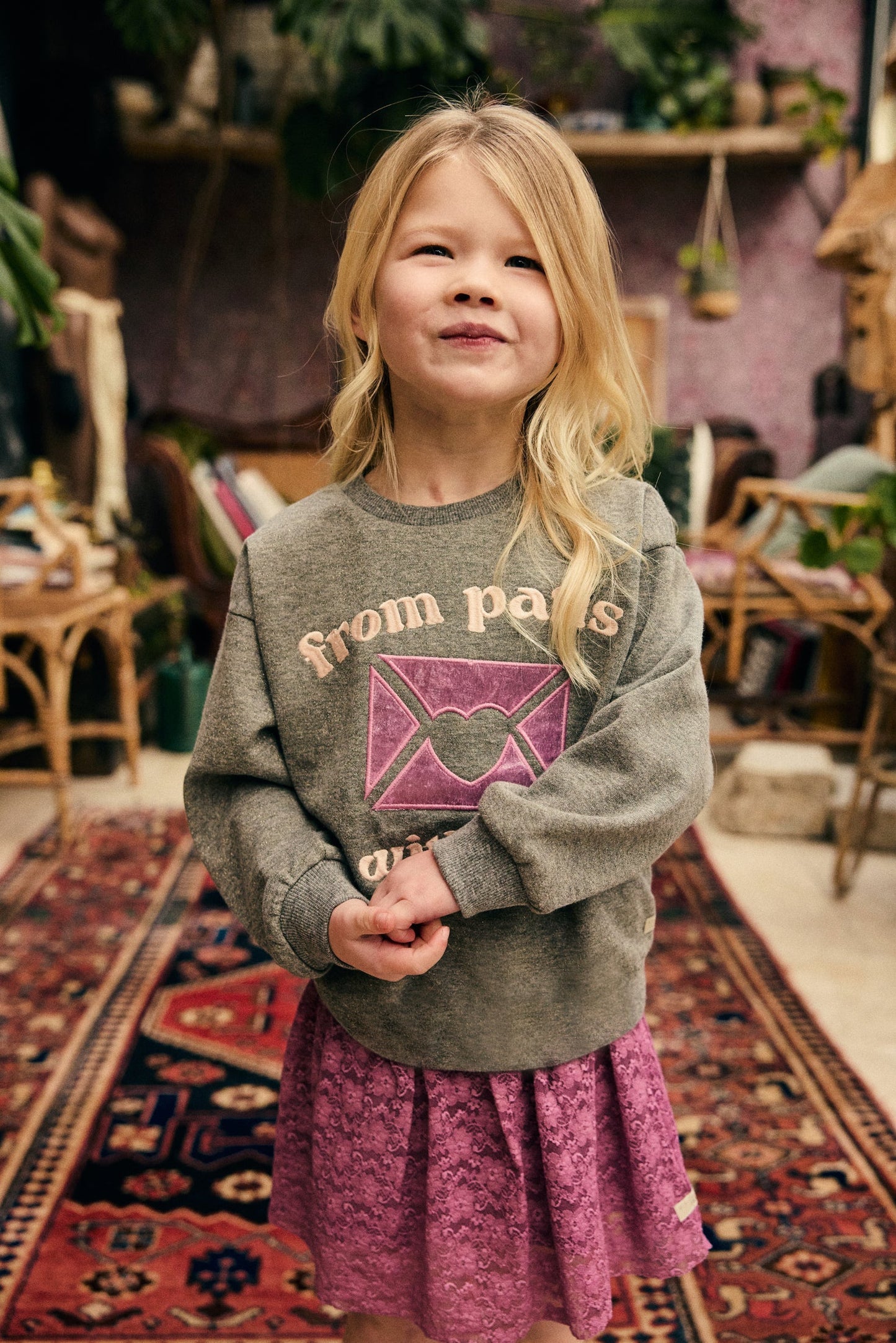 Daily 7 Sweater - Mid Grey Melange - Paris with love