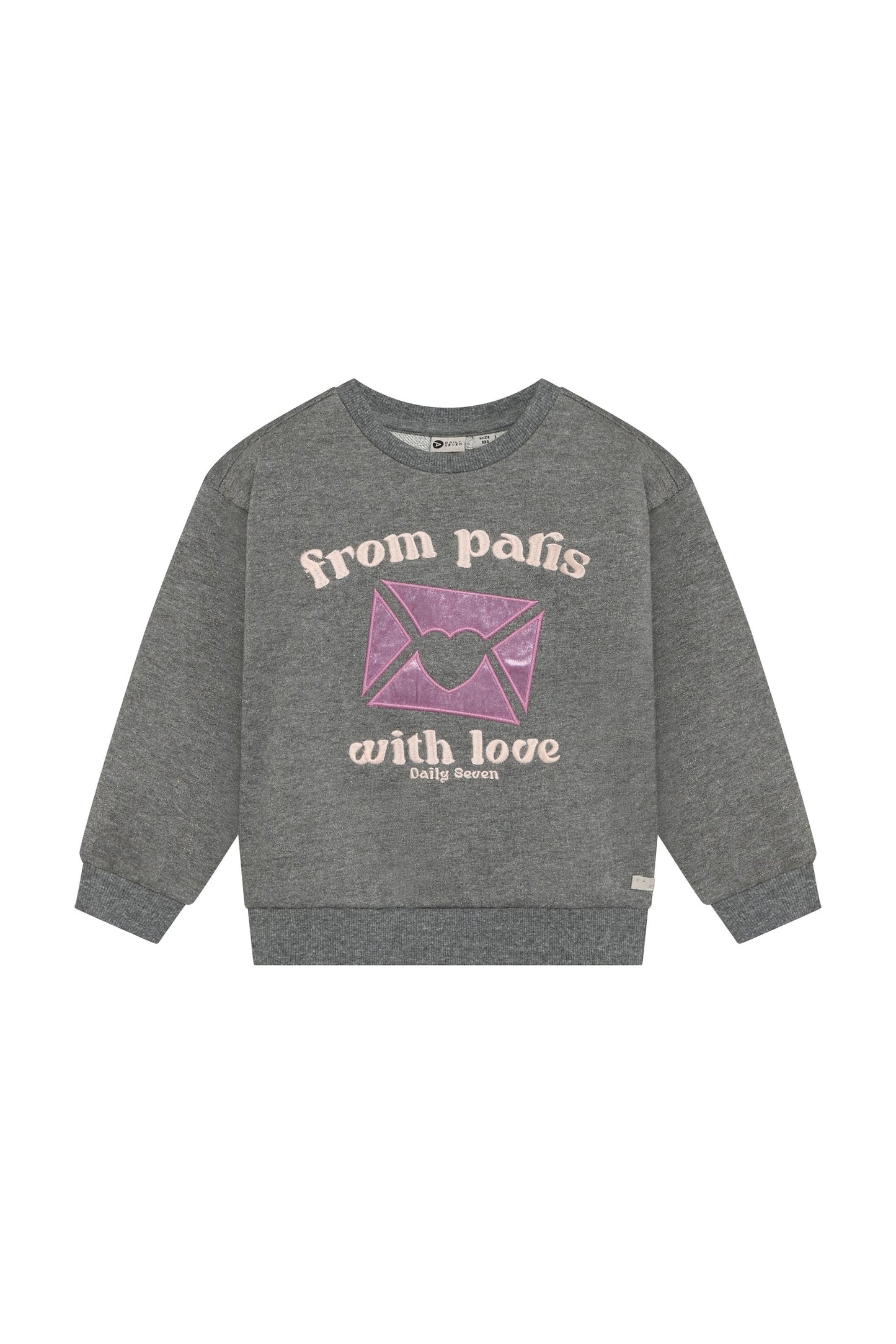 Daily 7 Sweater - Mid Grey Melange - Paris with love