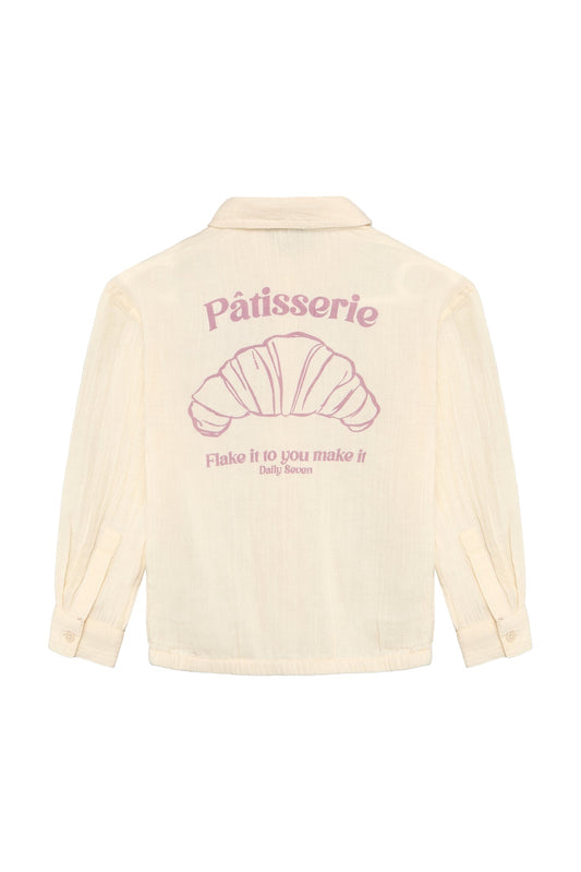 Daily 7 Longsleeve blouse - Mother of Pearl - croissant