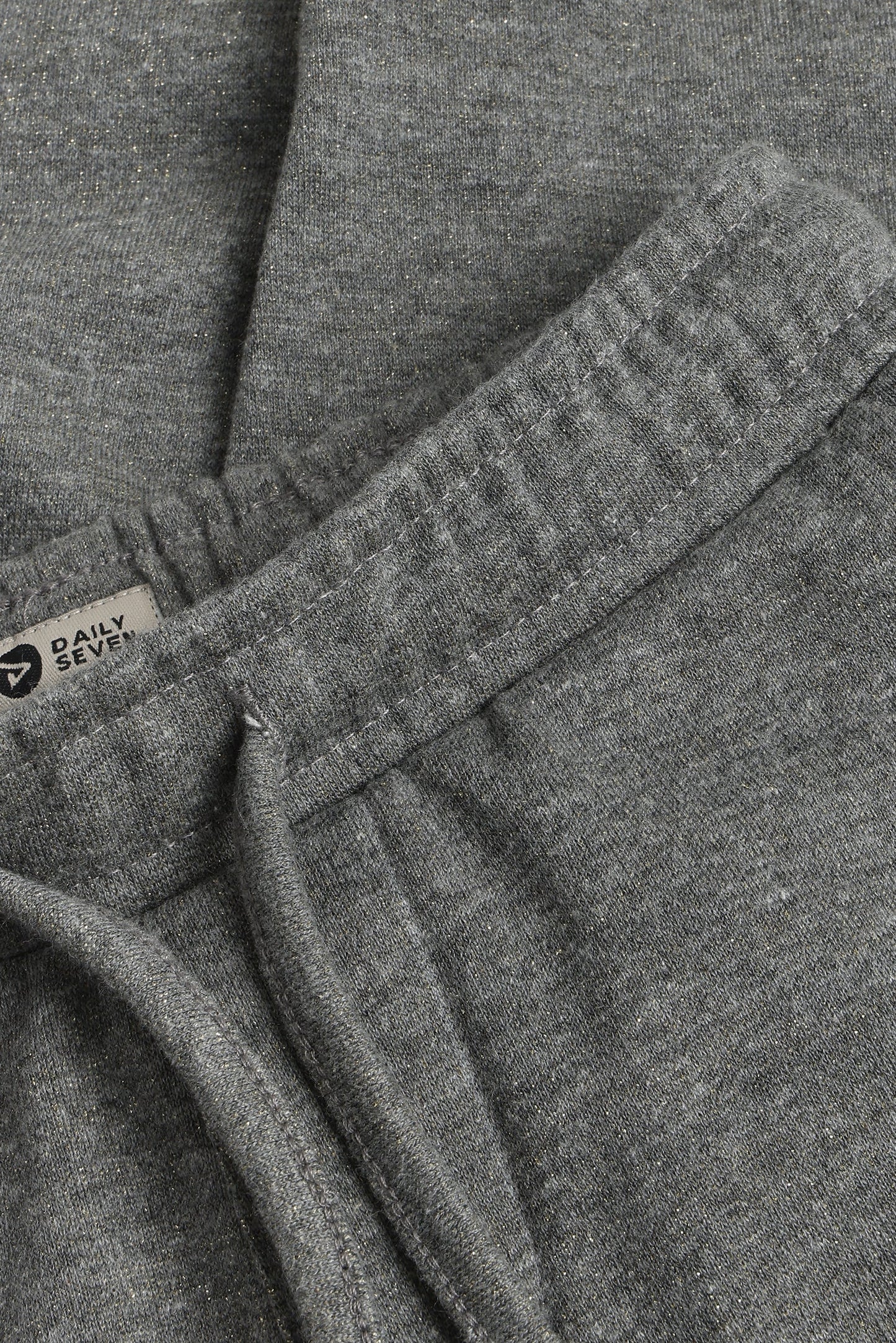 Daily 7 Joggingbroek Glitter - Mid Grey Melange
