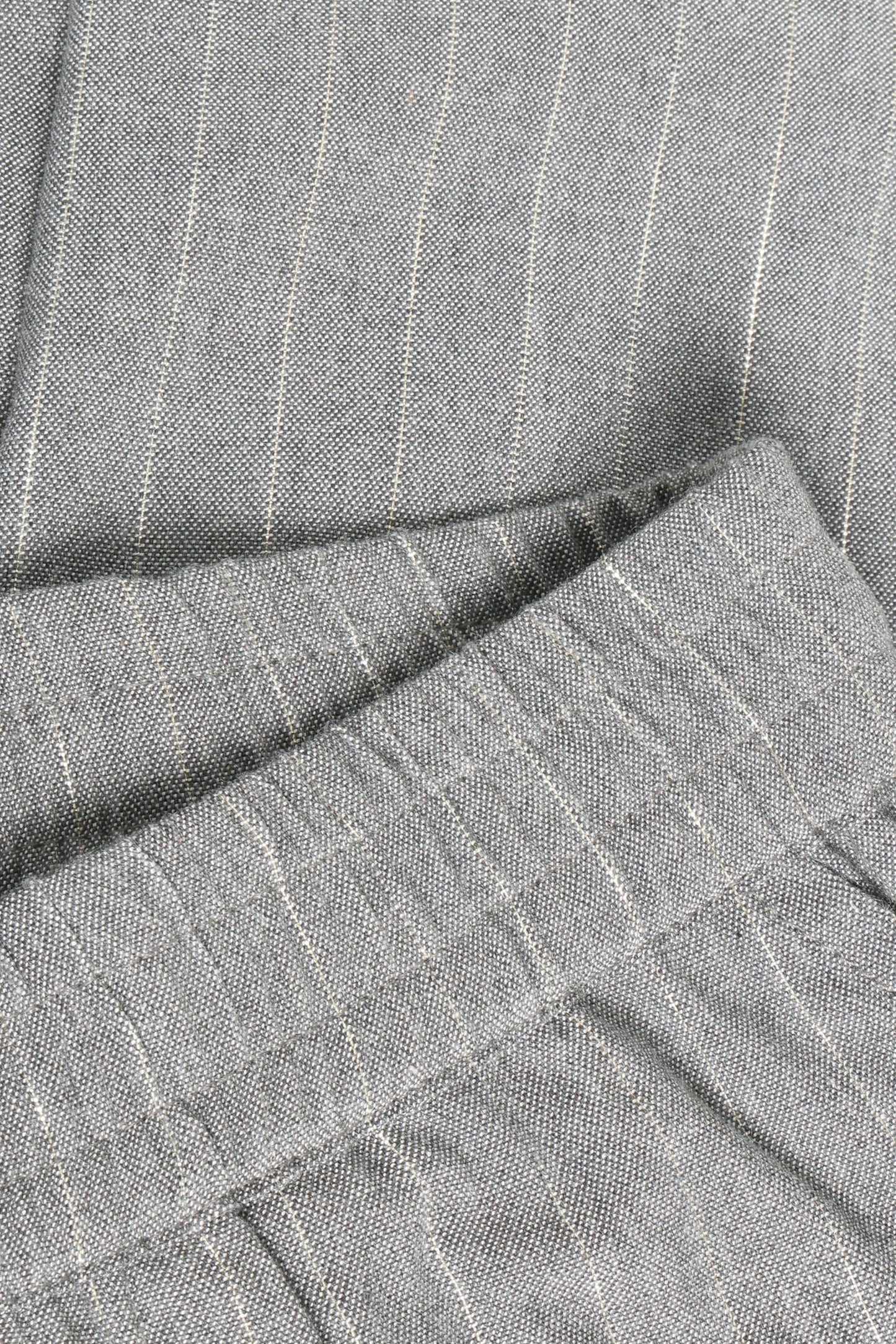 Daily 7 Broek Wide Fit Pantalon - Mid Grey Melange - Pinstripe