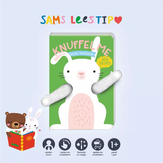 Knuffel me klein konijntje (karton) 1+