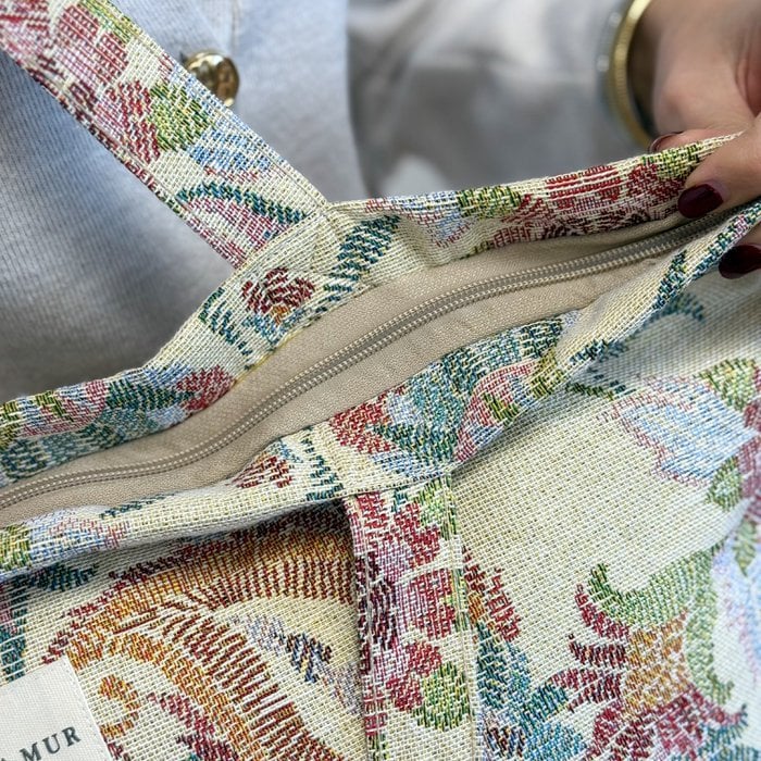 De la Mur - Grote Shopper met rits COLOR